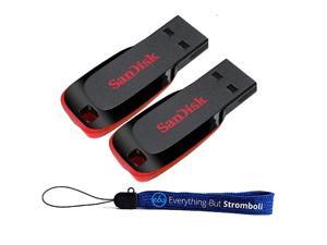 Cruzer Blade 64GB 2 Pack USB 20 Flash Drive Jump Drive Pen Drive SDCZ50064G w 1 Everything But Stromboli tm Lanyard Cruzer Blade 64GB 2 Pack USB 20 Flash Drive Jump Drive Pen Drive SDCZ50064G w 1 Everything But Stromboli tm Lanyard