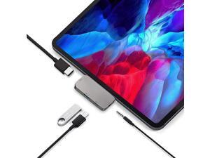 USB C Hub for iPad Pro 2018202011129 Adapter 4in1 Adapter with Aux 35mm Headphone Data Jack with Audio Volume Control4K HDMIUSB 30USB C PD Charging Dongle USB C Hub for iPad Pro 2018202011129 Adapter 4in1 Adapter with Aux 35mm Headphone Data Jack with Audio Volume Control4K HDMIUSB 30USB C PD Charging Dongle