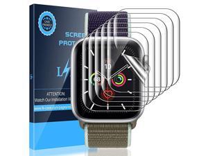 6 Pack Screen Protector for Apple Watch Series 5 44mm Flexible TPU Film Max Coverage AntiScratch HD Clear Bubble Free 6 Pack Screen Protector for Apple Watch Series 5 44mm Flexible TPU Film Max Coverage AntiScratch HD Clear Bubble Free
