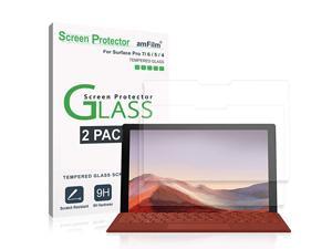 Glass Screen Protector for Microsoft Surface Pro 7 6 5 4 Tempered Glass 123 2 Pack