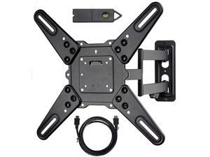 ML531BE2 TV Wall Mount kit with Free Magnetic Stud Finder and HDMI Cable for Most 2655 TV and New LED TV up to 60 inch VESA 400x400 Full Motion with 20 inch Articulating Arm WP5