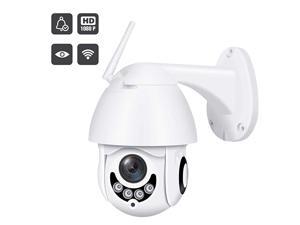 Upgraded Full HD 1080P Security Surveillance Cameras Outdoor Waterproof Wireless PTZ Camera with Night Vision - IP WiFi Cam Surveillance Cam Audio Motion Activated (White) Upgraded Full HD 1080P Security Surveillance Cameras Outdoor Waterproof Wireless PTZ Camera with Night Vision - IP WiFi Cam Surveillance Cam Audio Motion Activated (White)