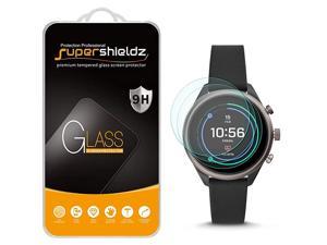 3 Pack)  Designed for Fossil Sport Smartwatch 43mm (Gen 4) Tempered Glass Screen Protector, Anti Scratch, Bubble Free
