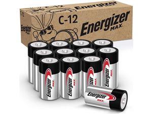 Max C Batteries Premium Alkaline C Cell Batteries 12 Battery Count Max C Batteries Premium Alkaline C Cell Batteries 12 Battery Count