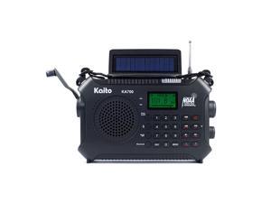 KA700 Bluetooth Emergency Hand Crank Dynamo Solar Powered AM FM Weather NOAA Band Radio with Recorder and MP3 Player Rugged Design for Hiking Camping Construction Sites Etc Black KA700 Bluetooth Emergency Hand Crank Dynamo Solar Powered AM FM Weather NOAA Band Radio with Recorder and MP3 Player Rugged Design for Hiking Camping Construction Sites Etc Black