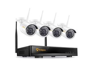 H265+ 1080p Security Camera System Wireless 4pcs 2MP HD Outdoor Indoor Wireless Home Security IP Cameras 8 Channel WiFi NVR Video Surveillance System with Night VisionNo Hard Drive H265+ 1080p Security Camera System Wireless 4pcs 2MP HD Outdoor Indoor Wireless Home Security IP Cameras 8 Channel WiFi NVR Video Surveillance System with Night VisionNo Hard Drive
