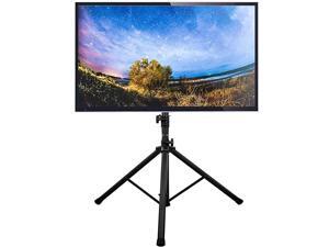 TV Stand Tripod Base Floor Portable TV Stand Height Adjustable Pole for Most 3270 Inch FlatCurved Screen TVs up to 100 Lbs Swivel and Tilt Mount for Outdoor IndoorMax VESA 600x400mm TV Stand Tripod Base Floor Portable TV Stand Height Adjustable Pole for Most 3270 Inch FlatCurved Screen TVs up to 100 Lbs Swivel and Tilt Mount for Outdoor IndoorMax VESA 600x400mm