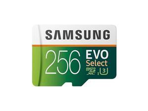 Electronics EVO Select 256GB MicroSDXC UHSI U3 100MBs Full HD 4K UHD Memory Card with Adapter MBME256HA Electronics EVO Select 256GB MicroSDXC UHSI U3 100MBs Full HD 4K UHD Memory Card with Adapter MBME256HA
