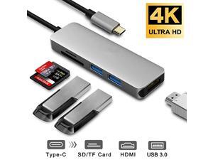 USB C Hub 5 in 1 USB C Adapter with 4K HDMI5Gbps 2USB 30 USB C to HDMI Adapter for SD TF Card Reader Compatible with MacBook Pro ipad Pro and Type C Smartphones USB C Hub 5 in 1 USB C Adapter with 4K HDMI5Gbps 2USB 30 USB C to HDMI Adapter for SD TF Card Reader Compatible with MacBook Pro ipad Pro and Type C Smartphones