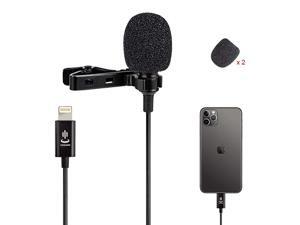 Lavalier Lapel Microphone Omnidirectional Condenser Mic for iPhone 77 plus88 plus1111 Pro11 Pro Max iPhone XXSXR YouTube Vlogging Facebook Interview Livestream Video Recording Lavalier Lapel Microphone Omnidirectional Condenser Mic for iPhone 77 plus88 plus1111 Pro11 Pro Max iPhone XXSXR YouTube Vlogging Facebook Interview Livestream Video Recording