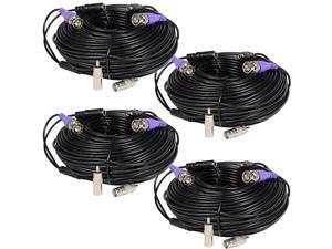 4 Pack 150ft Pre-Made All-in-One Video Power Security Camera Extension Cables with BNC RCA Connector for HD-CVI HD-TVI AHD 960H 720P 960P CCTV Surveillance Camera DVR System CBHD1504 B8O 4 Pack 150ft Pre-Made All-in-One Video Power Security Camera Extension Cables with BNC RCA Connector for HD-CVI HD-TVI AHD 960H 720P 960P CCTV Surveillance Camera DVR System CBHD1504 B8O