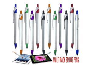 for Touch Screens Pen with Ball Point Penfor Universal Touch Screen Devices for Phones IpadsTablets iPhone Samsung Galaxy etc Assorted Colors Silver 6 Pack for Touch Screens Pen with Ball Point Penfor Universal Touch Screen Devices for Phones IpadsTablets iPhone Samsung Galaxy etc Assorted Colors Silver 6 Pack