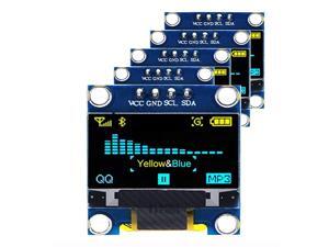096 OLED Display Module IIC 128 x 64 Pixel 12864 OLED Yellow Blue I2C 096inch OLED Display IIC Serial with SSD1306 Chip for Arduino UNO Raspberry Pi 096 OLED Display Module IIC 128 x 64 Pixel 12864 OLED Yellow Blue I2C 096inch OLED Display IIC Serial with SSD1306 Chip for Arduino UNO Raspberry Pi