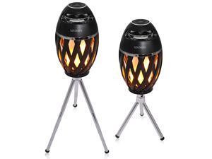 Flame Speakers with Retractable Bracket Kits Flickers Romantic Atmosphere for IndoorOutdoor Portable Stereo Speaker BT42 with HD Audio and Enhanced Bass2 Pack Flame Speakers with Retractable Bracket Kits Flickers Romantic Atmosphere for IndoorOutdoor Portable Stereo Speaker BT42 with HD Audio and Enhanced Bass2 Pack