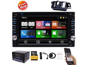 Din Car Stereo GPS Navigation System DVD Player Bluetooth 2 Din Car Radio Capacitive Touch Screen + Free Backup Camera Support SWC USB SD 1080P Wireless Remote Control Car Logo Multi Language Din Car Stereo GPS Navigation System DVD Player Bluetooth 2 Din Car Radio Capacitive Touch Screen + Free Backup Camera Support SWC USB SD 1080P Wireless Remote Control Car Logo Multi Language