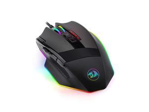 M801 Gaming Mouse RGB MMO 9 Programmable Buttons Mouse with Macro Recording Rapid Fire Button 16000 DPI for Windows PC (Wired, Black) M801 Gaming Mouse RGB MMO 9 Programmable Buttons Mouse with Macro Recording Rapid Fire Button 16000 DPI for Windows PC (Wired, Black)
