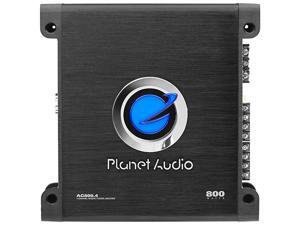 AC8004 4 Channel Car Amplifier 800 Watts Full Range Class AB 24 Ohm Stable Mosfet Power Supply Bridgeable