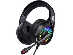 Gaming Headset with Microphone PS4 Headset Xbox One Headset with RGB Light Wired PC Headset with 71 Stereo Surround Sound OverEar Headphones for PC PS4 Xbox One Laptop Gaming Headset with Microphone PS4 Headset Xbox One Headset with RGB Light Wired PC Headset with 71 Stereo Surround Sound OverEar Headphones for PC PS4 Xbox One Laptop