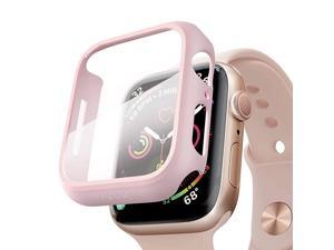 Compatible for Apple Watch Series 6/5 /4 /SE 40mm Case with Screen Protector Accessories Slim Guard Thin Bumper Full Coverage Matte Hard Cover Defense Edge for iWatch Women Men GPS (Pink) Compatible for Apple Watch Series 6/5 /4 /SE 40mm Case with Screen Protector Accessories Slim Guard Thin Bumper Full Coverage Matte Hard Cover Defense Edge for iWatch Women Men GPS (Pink)