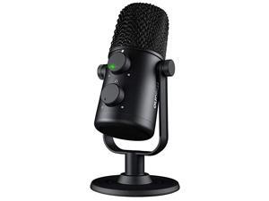 USB Microphone AU902 Cardioid Condenser Podcast Mic with Dual Volume Control Mute Button Monitor Headphone Jack Plug and Play for Vocal YouTube Livestream Recording Gaming USB Microphone AU902 Cardioid Condenser Podcast Mic with Dual Volume Control Mute Button Monitor Headphone Jack Plug and Play for Vocal YouTube Livestream Recording Gaming