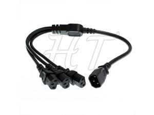 UPS PDU Computer PC Power Splitter Cord Male C14 to 3 x Female C13 10A 250V Extension Cable 24 C143xC13 60cm UPS PDU Computer PC Power Splitter Cord Male C14 to 3 x Female C13 10A 250V Extension Cable 24 C143xC13 60cm