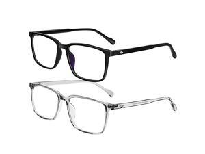 2 Pack Blue Light Blocking Glasses for Computer Eye Strain Dry Eye amp Sour Eye Anti UV Reduce Headache Stylish Bluelight Blocker Glasses Men Women 2 Pack Blue Light Blocking Glasses for Computer Eye Strain Dry Eye amp Sour Eye Anti UV Reduce Headache Stylish Bluelight Blocker Glasses Men Women