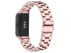 with Samsung Galaxy Fit SMR370 Bands Galaxy Fit Watch Band Solid Stainless Steel Metal Replacement Bracelet Strap for Galaxy Fit SMR370 Smart Watch Adjustable Rosepink with Samsung Galaxy Fit SMR370 Bands Galaxy Fit Watch Band Solid Stainless Steel Metal Replacement Bracelet Strap for Galaxy Fit SMR370 Smart Watch Adjustable Rosepink