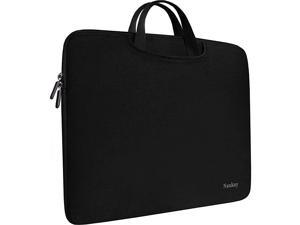 Sleeve Bag 15.6 Inch, Durable Slim Briefcase Handle Bag & with Two Extra Pockets,Notebook Computer Protective Case for 15 15.6 inch HP, Dell, Acer, Asus, Chromebook, Ultrabook, Black