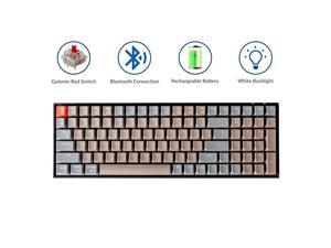 K4 Mechanical Keyboard Wireless Mechanical Keyboard with White LED BacklightGateron Red SwitchWired USB C 96 Layout Bluetooth Gaming Keyboard for Mac Windows PC Gamer K4 Mechanical Keyboard Wireless Mechanical Keyboard with White LED BacklightGateron Red SwitchWired USB C 96 Layout Bluetooth Gaming Keyboard for Mac Windows PC Gamer