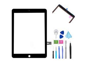 Black Digitizer Repair Kifor iPad 97 2018 iPad 6 6th Gen A1893 A1954 Touch Screen Digitizer ReplacemenWithouHome Button +PreInstalled Adhesive + Tools