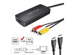 to RCA Converter, to Composite Video Audio Converter Adapter, to AV, Supports PAL/NTSC for PS4, Xbox, Switch, TV Stick, Roku, Blu-Ray, DVD Player, to RCA Converter, to Composite Video Audio Converter Adapter, to AV, Supports PAL/NTSC for PS4, Xbox, Switch, TV Stick, Roku, Blu-Ray, DVD Player,