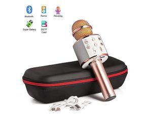 Bluetooth Karaoke Microphone Portable Karaoke Machine for Kid Birthday Party Christmas Best Gifts Toys for Girls Boys Bluetooth Karaoke Microphone Portable Karaoke Machine for Kid Birthday Party Christmas Best Gifts Toys for Girls Boys