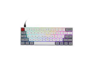 SKYLOONG SK61 61 Keys Hot Swappable Mechanical Keyboard with RGB Backlit NKRO IP6X Waterproof TypeC Cable for WinMacGaming Gateron Optical Blue Grey SKYLOONG SK61 61 Keys Hot Swappable Mechanical Keyboard with RGB Backlit NKRO IP6X Waterproof TypeC Cable for WinMacGaming Gateron Optical Blue Grey