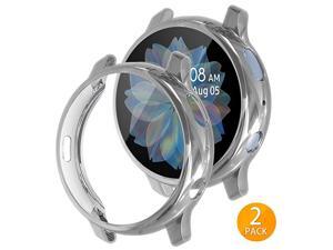 2 Pack Compatible with Samsung Galaxy Watch Active 2 Screen Protector Case 44mm 40mm Soft TPU Bumper Full Around Cover for Samsung Galaxy Watch Active2 44 40 Silver 40mm 2 Pack Compatible with Samsung Galaxy Watch Active 2 Screen Protector Case 44mm 40mm Soft TPU Bumper Full Around Cover for Samsung Galaxy Watch Active2 44 40 Silver 40mm