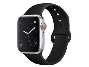 Compatible with App le Watch Band 38mm 40mm 42mm 44mm for Women Men iwatch Bands Compatible with iWatch Series 5 Series 4 Series 3 Series 2 Series 1 SM ML Black Compatible with App le Watch Band 38mm 40mm 42mm 44mm for Women Men iwatch Bands Compatible with iWatch Series 5 Series 4 Series 3 Series 2 Series 1 SM ML Black
