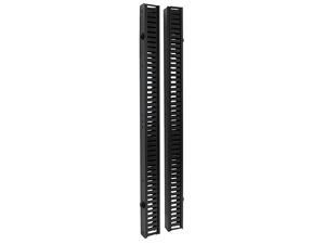Rack Enclosure Cabinet 6 Feet VRT Cable Manager Dbl Finger Duct 5 Year Warranty SRCABLEDUCTVRTBlack Rack Enclosure Cabinet 6 Feet VRT Cable Manager Dbl Finger Duct 5 Year Warranty SRCABLEDUCTVRTBlack