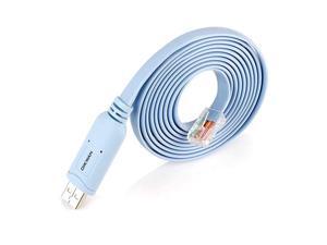 USB Cisco Console Cable FTDI USB to RJ45 Cable for RoutersSwitchesServes Blue USB Cisco Console Cable FTDI USB to RJ45 Cable for RoutersSwitchesServes Blue