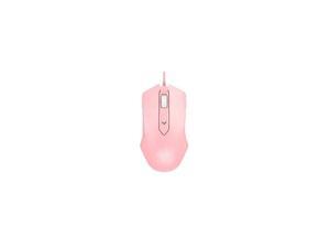 AJ52 Watcher RGB Gaming Mouse Programmable 7 Buttons Ergonomic LED Backlit USB Gamer Mice Computer Laptop PC for Windows Mac OS Linux Pink