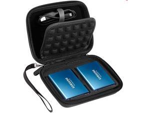 Compatible with Samsung T5 T3 Portable SSD 250GB 500GB 1TB 2TB with USB 31 External Solid State Drive Hard Drive Carrying Box Fits for Seagate One Touch SSDExpansion SSD 1TB Only Compatible with Samsung T5 T3 Portable SSD 250GB 500GB 1TB 2TB with USB 31 External Solid State Drive Hard Drive Carrying Box Fits for Seagate One Touch SSDExpansion SSD 1TB Only
