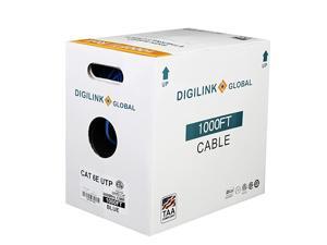 CAT6E Riser CMR 1000ft UTP 24AWG Solid Bare Copper 600MHz ETL Verified Bulk Ethernet Cable in Blue by CAT6E Riser CMR 1000ft UTP 24AWG Solid Bare Copper 600MHz ETL Verified Bulk Ethernet Cable in Blue by