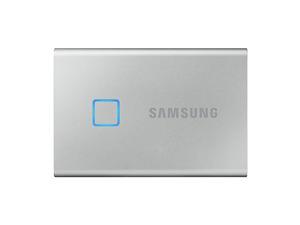 T7 Touch Portable SSD 500GB Up to 1050MBs USB 32 External Solid State Drive Silver MUPC500SWW