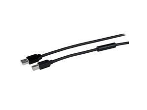 com 15m 50 ft Active USB 20 A to B Cable Long 15 m USB Cable 50 ft USB Printer Cable 1x USB A M 1x USB B M Black USB2HAB50AC com 15m 50 ft Active USB 20 A to B Cable Long 15 m USB Cable 50 ft USB Printer Cable 1x USB A M 1x USB B M Black USB2HAB50AC