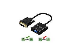 DVI to VGA Adapter DVI 24+1 DVID Dual Link to VGA Male to Female 1080P Video Cable Converter for Gaming DVD Laptop HDTV Projector Other DVI Enabled Devices DVI to VGA Adapter DVI 24+1 DVID Dual Link to VGA Male to Female 1080P Video Cable Converter for Gaming DVD Laptop HDTV Projector Other DVI Enabled Devices