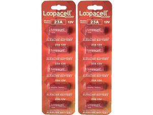 A23 23A 12Volt Alkaline Battery Pack of 10 A23 23A 12Volt Alkaline Battery Pack of 10