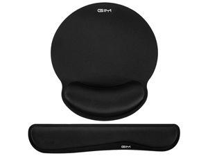 Keyboard Wrist Rest and Mouse Pad with Wrist Support, GIM Memory Foam Mouse Cushion Anti-Slip Computer Wrist Rest Pad for Comfortable Typing Wrist Pain Relief (Keyboard Wrist Rest)