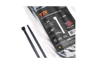 Contractor Series UV Cable Ties 50Piece 36 Type 21S Made in USA Contractor Series UV Cable Ties 50Piece 36 Type 21S Made in USA