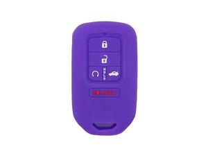 Silicone Cover Protector Case Holder Skin Jacket Compatible with HONDA 4+1 Hold Button 5 Buttons Smart Remote Key Fob CV4211 Deep Purple Silicone Cover Protector Case Holder Skin Jacket Compatible with HONDA 4+1 Hold Button 5 Buttons Smart Remote Key Fob CV4211 Deep Purple