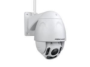 Outdoor PTZ (4x Optical Zoom) HD 1080P WiFi Security Camera - Pan Tilt Wireless IP Camera with Night Vision up to 196ft, IP66 Weatherproof Shell, WDR, Motion Alerts, and More (FI9928P),White