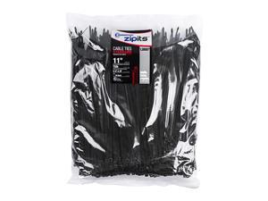 ZipIts Cable Ties 11 Inch 75 Lb Standard Duty Zip Ties 1000 Pieces UV Black UL Listed Contractor Quality Industrial Strength ZipIts Cable Ties 11 Inch 75 Lb Standard Duty Zip Ties 1000 Pieces UV Black UL Listed Contractor Quality Industrial Strength
