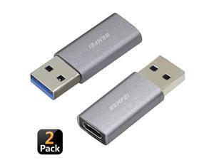 USB C Female to USB 30 Male Adapter 2 Pack Type C to USB 30 A Adapter Compatible with Laptops Power Banks Chargers and More Devices with Standard USB A Ports USB C Female to USB 30 Male Adapter 2 Pack Type C to USB 30 A Adapter Compatible with Laptops Power Banks Chargers and More Devices with Standard USB A Ports